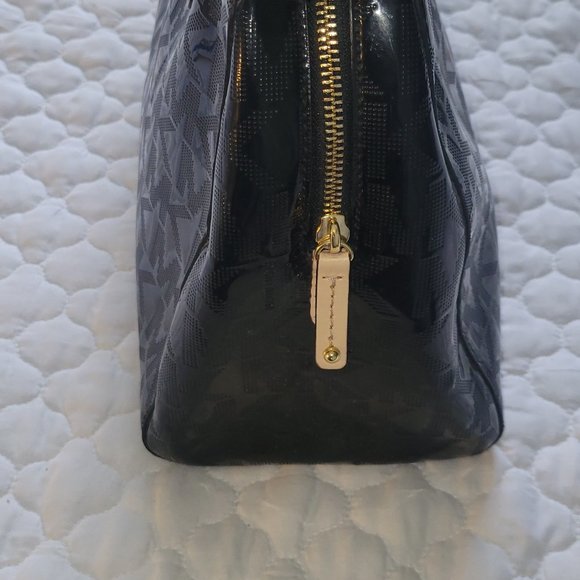 Michael Kors signature mirror black logo satchel bag - Picture 8 of 8